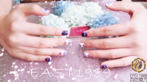  青花美甲怎么做？保定東方技工學(xué)校教你巧做美甲！