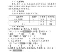 2023年河北省高職單招考試十類(lèi) 和高職單招對(duì)口電子電工類(lèi)、對(duì)口計(jì)算機(jī)類(lèi) 文化素質(zhì)（數(shù)學(xué)）考試大綱